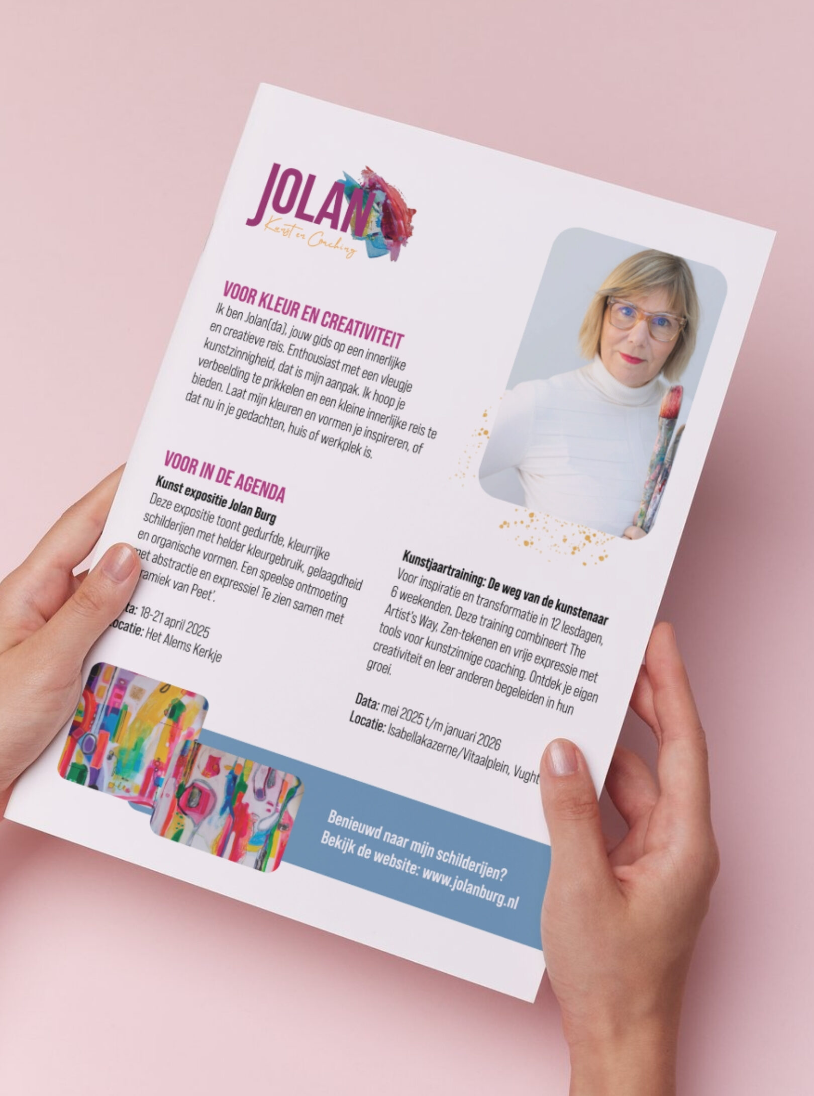 Flyer ontwerp voor een start-up